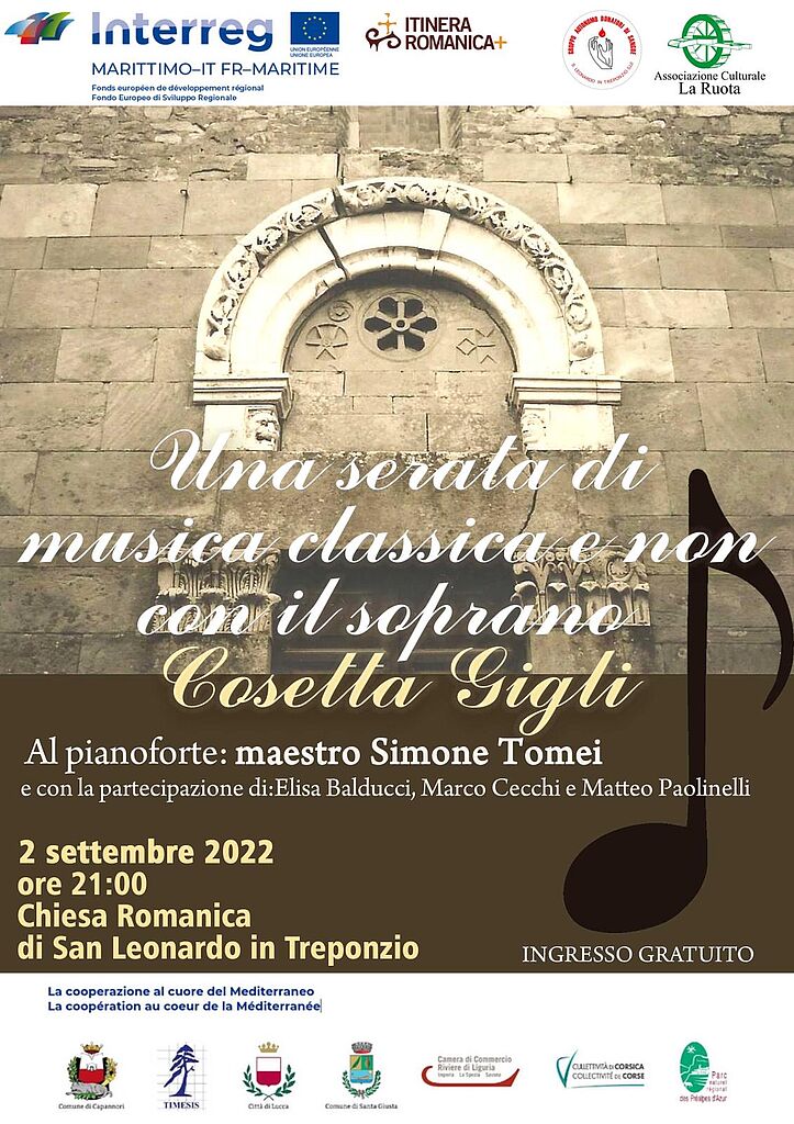 Locandina concerto Cosetta Gigli 