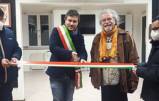 Inaugurazione mostra Pollacci con assessore Cecchetti