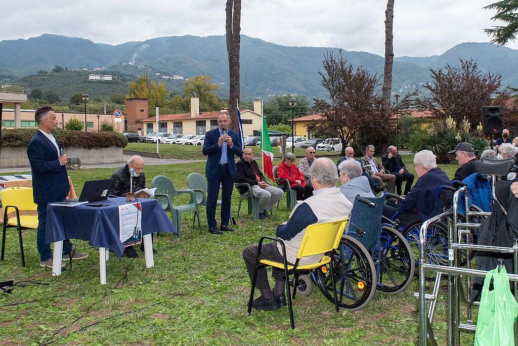 L'intervento del sindaco Luca Menesini