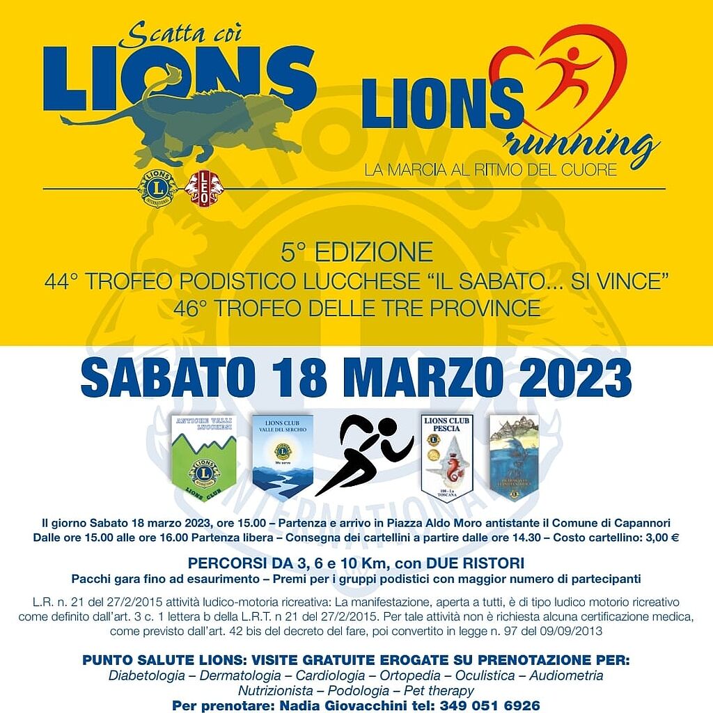 Lions Running locandina