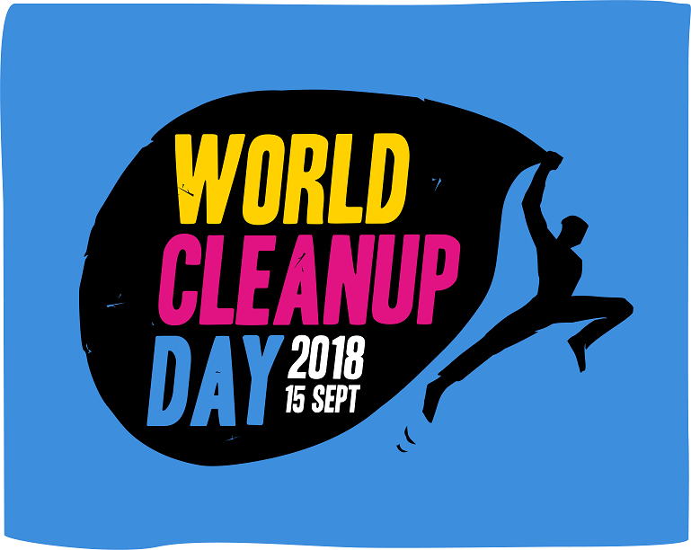 Il logo World Cleanup Day